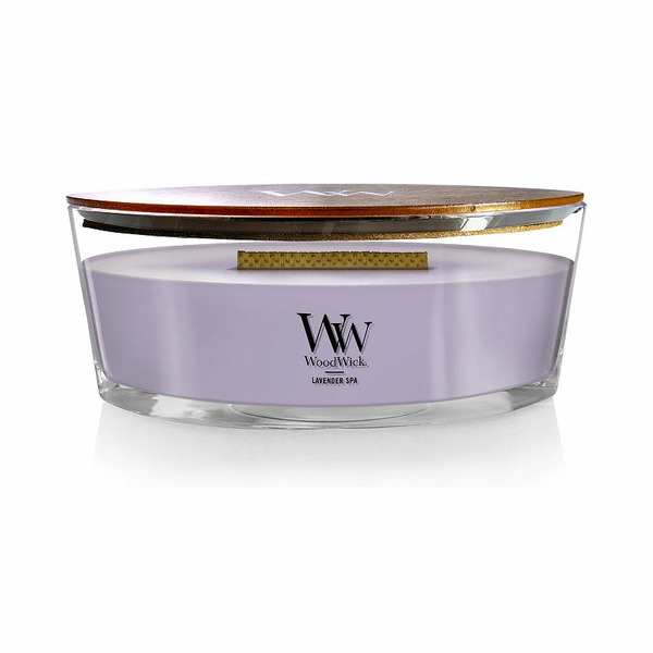 Wood Wick Purple Lavender Spa Jar Candle