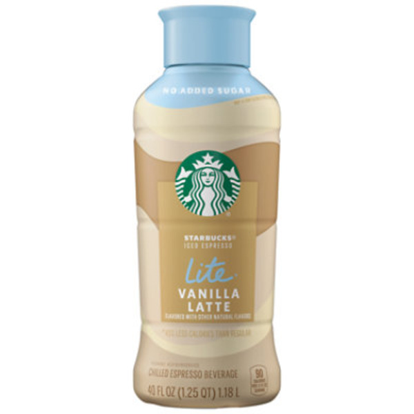 Starbucks Lite Vanilla Latte Iced Espresso