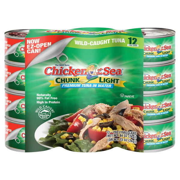 Chunk Light Tuna in Water, 12 x 7 oz