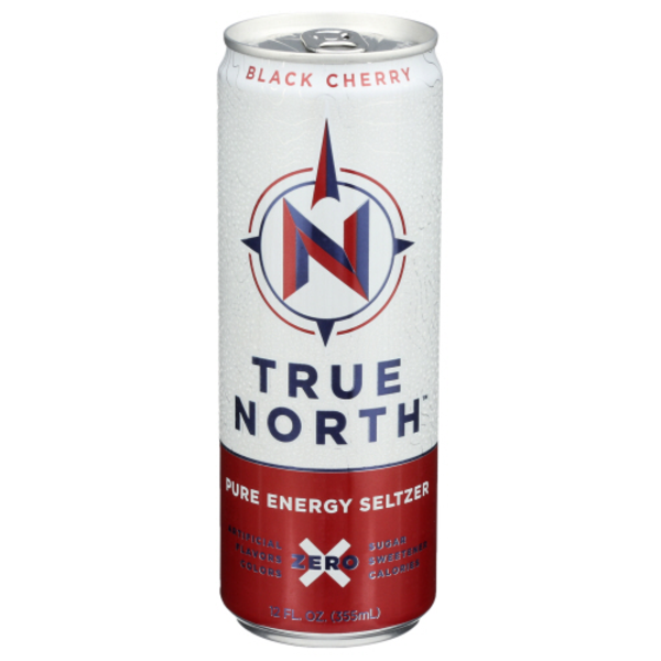 True North Energy Black Cherry Pure Energy Seltzer Same-Day