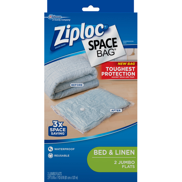 Ziploc Compression Bag, Bed & Linen (2 each) Instacart