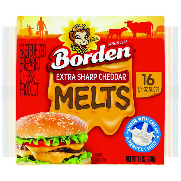 Borden Extra Sharp Cheddar Melt Slices