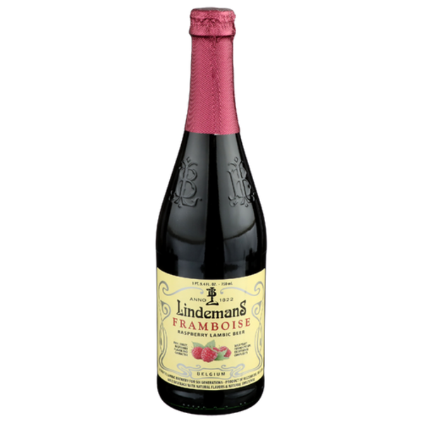ベリーズ&グレープス ダブルリム ヴィンテージ ステンドグラス フルーツ苺 葡萄 Lindeman's Framboise Lambic Bottle Same-Day Delivery or Pickup