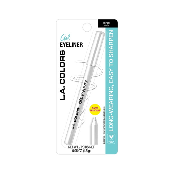 L.A. Colors Gel Eyeliner Pencil White C37133 Same-Day Delivery