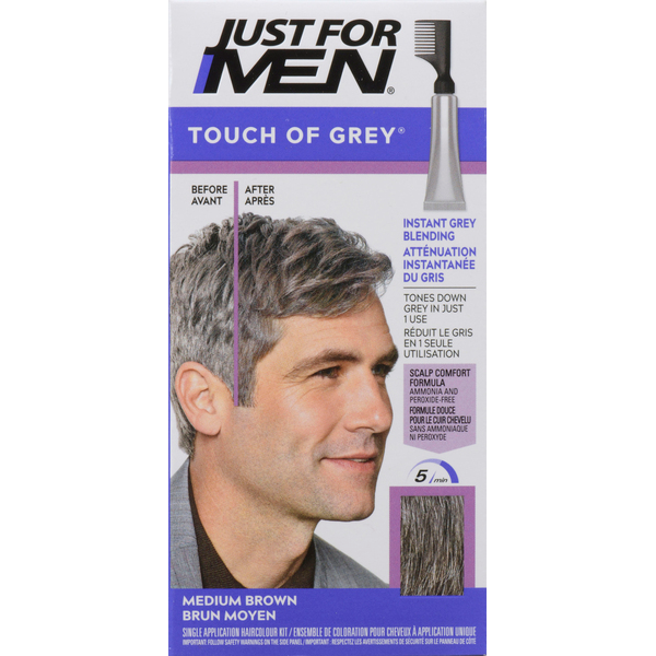 Just For Men Medium Brown Touch of Grey Comb-In Men's Hair Color