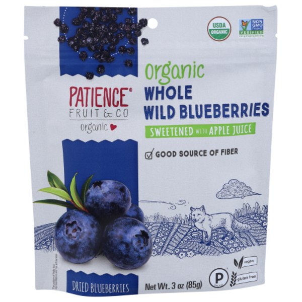 Patience Fruit & Co Organic Dried Wild Blueberries Same-Day
