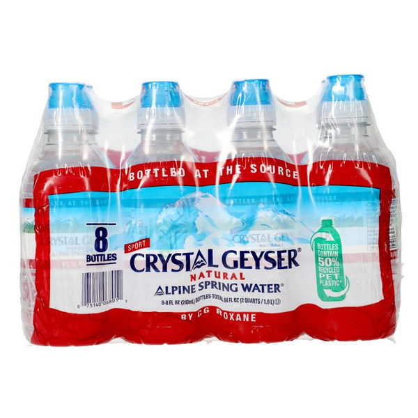 Crystal Geyser Natural Alpine Spring Water Same-Day Delivery