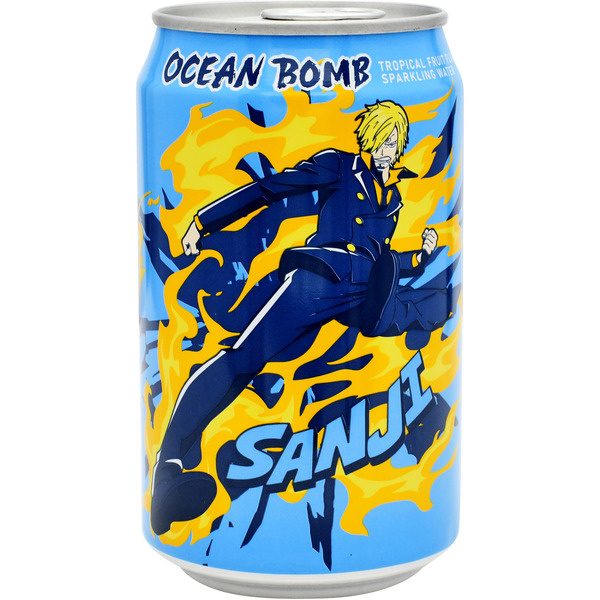 OCEAN BOMB One Piece Sanji Tropical Fruit Flavor Sparkling Water