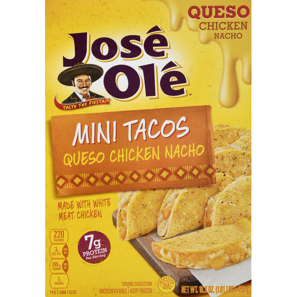 Jose Ole Queso Chicken Mini Tacos (16.2 oz) Instacart