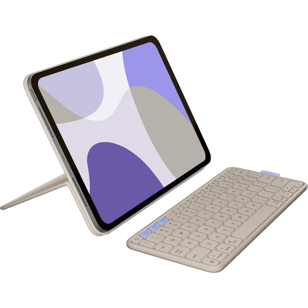 Logitech iPad Pro 5th Gen Flip Folio Keyboard Case - Sand