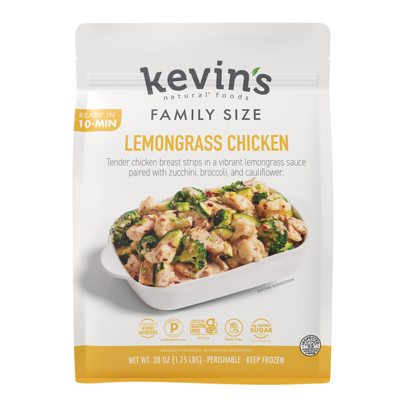Kevin's Natural Foods Family Size Lemongrass Chicken