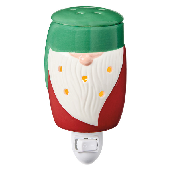 ALDI Huntington Home Holiday Pluggable Wax Warmer Gnome Green Same