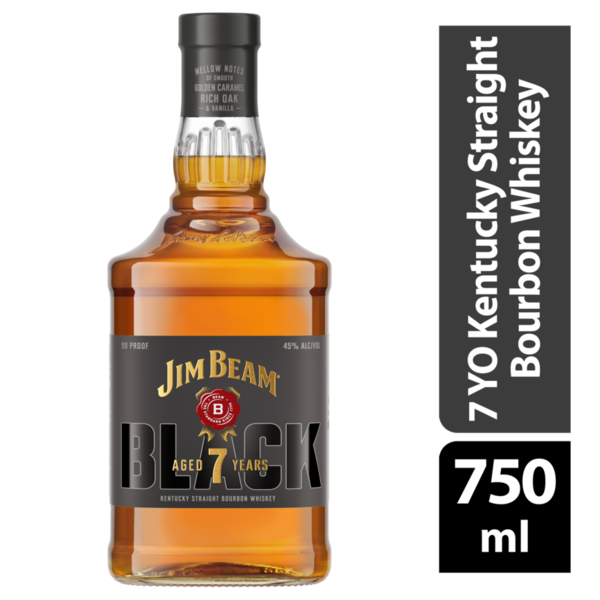Jim Beam Black 7 Year Old Bourbon Whiskey Same-Day Delivery