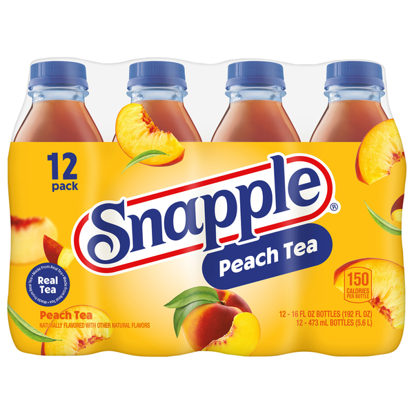 トライアルセット・サンプル peach Snapple Peach Tea Same-Day Delivery | Met Fresh