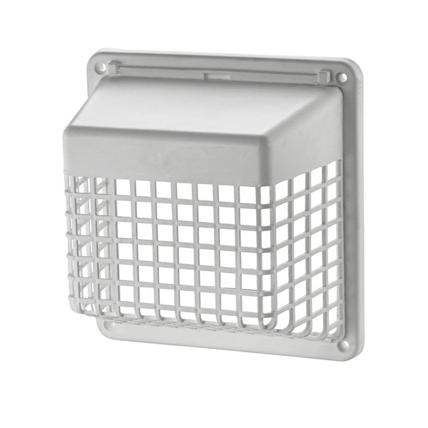 Lambro 4-in Plastic Pest guard Dryer Vent Cap