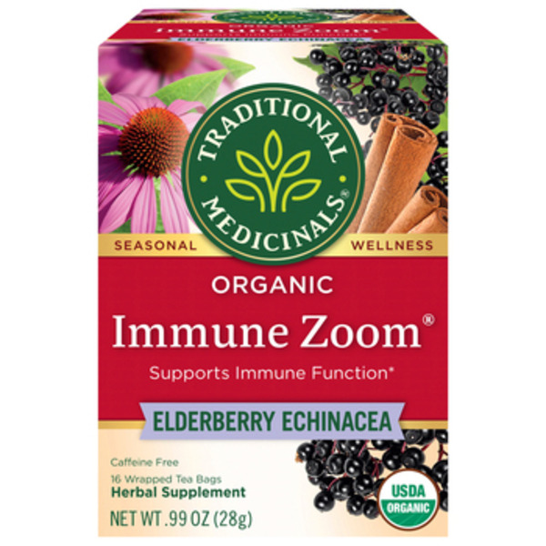 Traditional Medicinals Immune Zoom, Organic, Caffeine Free