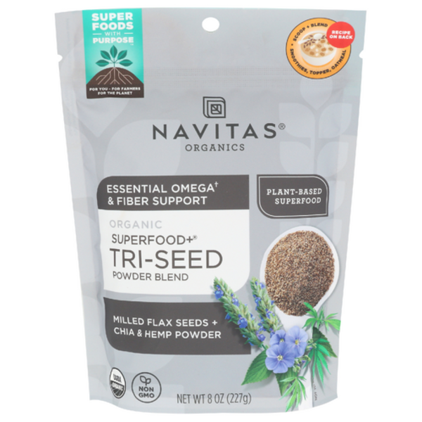 Navitas Organics Organic Tri-Seed Superfood+ Powder Blend