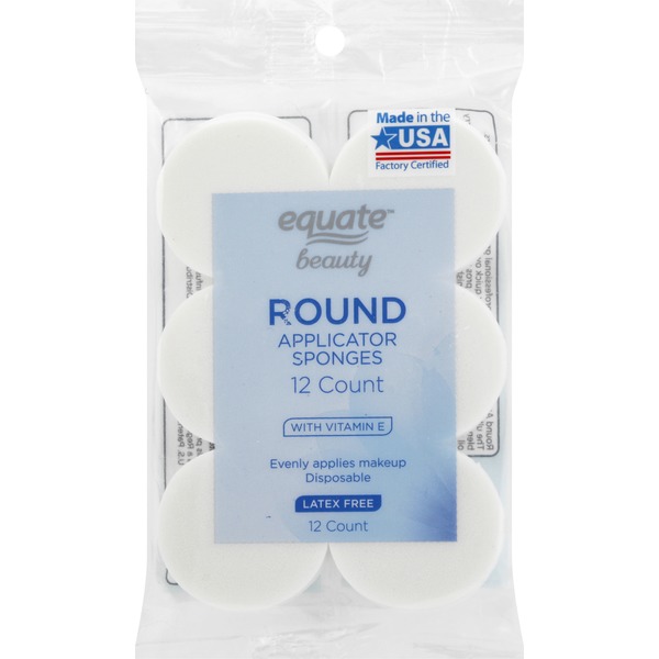 Equate Applicator Sponges, Round (12 each) Instacart