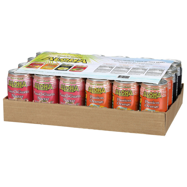 Aloha Maid Juice Variety Pack, 11.5 fl oz, 24-count