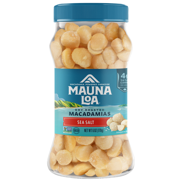 Mauna Loa Hawaiian Sea Salt Macadamia Nuts Jar