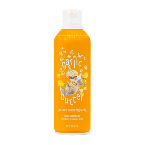 Winona Pure Popcorn Seasoning Spray, Garlic Butter Flavor
