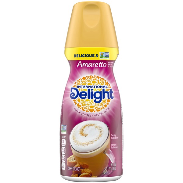 Delight ꧁ International Delight Amaretto Coffee Creamer Same-Day Delivery or