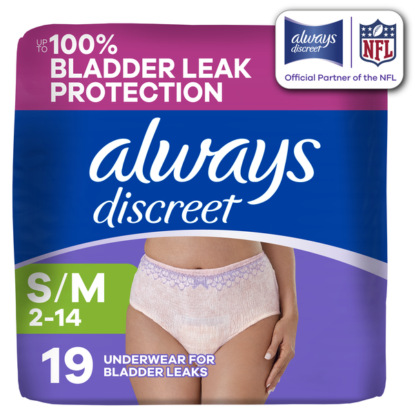Always Discreet Incontinence Underwear, Maximum Same-Day Delivery