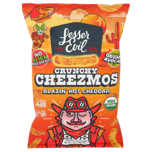 ☆　チエミ様│モイス６ ＆ ナリッシュ１ Lesser Evil Organic Blazin' Hot Cheddar Crunchy Cheezmos Same-Day