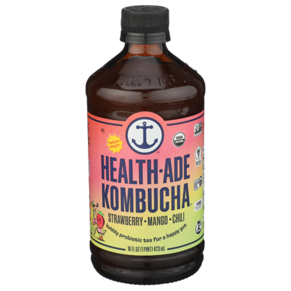 Health Ade Organic Strawberry Mango Chili Kombucha