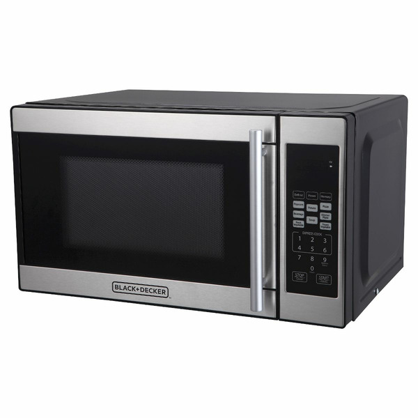 BLACK+DECKER 0.7 Cubic Feet 700 Watt Black Microwave Oven