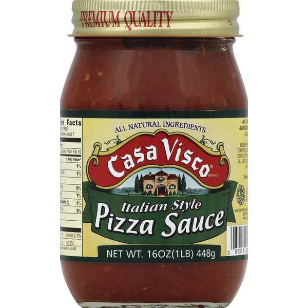 Casa Visco Pizza Sauce, Italian Style Same-Day Delivery or Pickup
