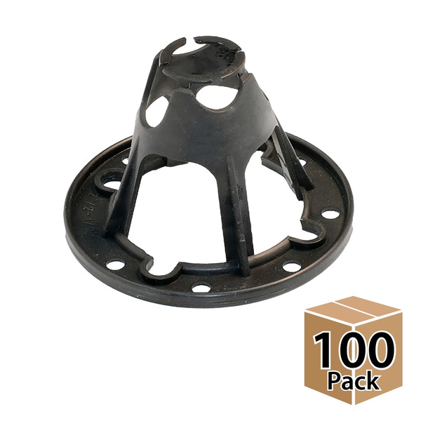 PROWORX 4.33-in x 4.33-in x 2.83-in 100 -Pack Polypropylene Rebar chair
