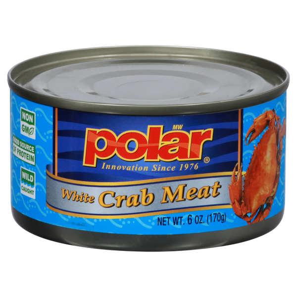 Polar Seltzer Crab Meat, White