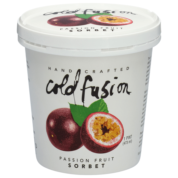 Cold Fusion Gelato Passion Fruit Sorbet Same-Day Delivery or