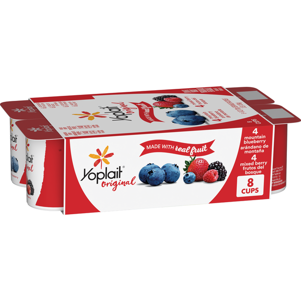 Yoplait Original Low Fat Yogurt Cups Variety Pack