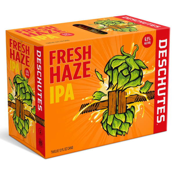 Deschutes Fresh Haze IPA, 6.5% ABV Same-Day Delivery or Pickup Deschutes Fresh Haze IPA, 6.5% ABV Same-Day Delivery or Pickup