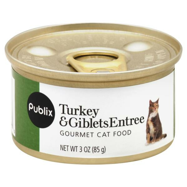 Publix Publix Cat Food, Gourmet, Turkey & Giblets Entree SameDay