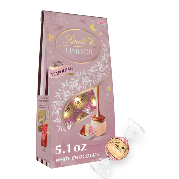 Lindt Lindor Easter Spring Neapolitan White Chocolate Candy