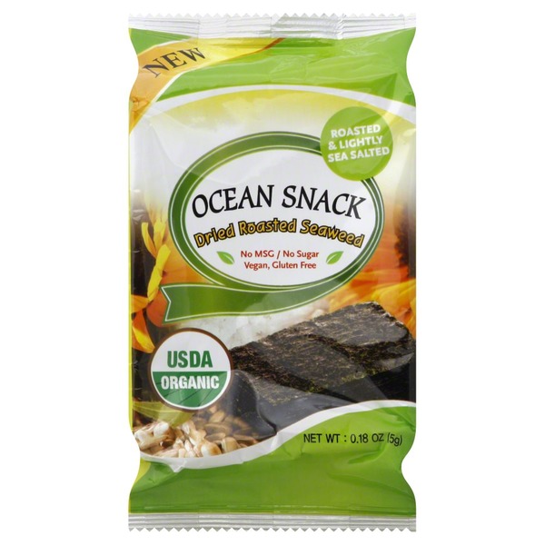 Ocean Snack Dried Roasted Seaweed (0.18 oz) Instacart