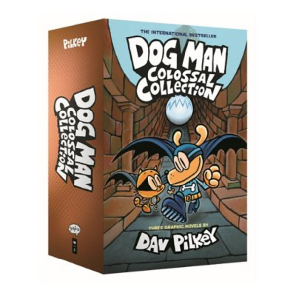 Dog Man Colossal Collection (Dog Man #7-9 Box Set, Hardcover