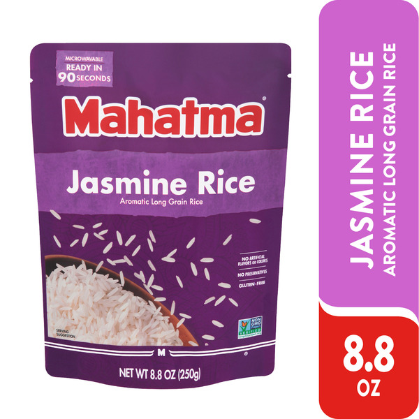 Mahatma Jasmine Rice, Gluten Free, Microwaveable Rice