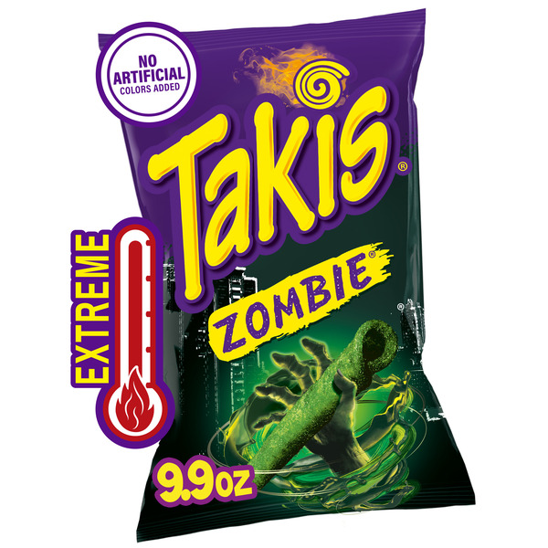 Takis Zombie 9.9 oz Sharing Size Bag, Habanero & Cucumber Flavored