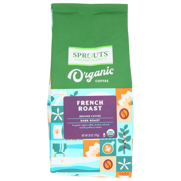 Sprouts Organic French Roast Ground Coffee Same-Day Delivery or
