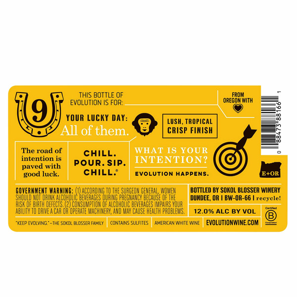 Sokol Blosser Evolution White Blend, Oregon, 750 ml