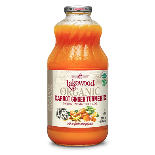 Lakewood Organic Carrot Ginger Turmeric Juice Same-Day Delivery or