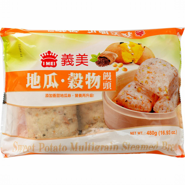 I Mei Multi Grain Steam Bread Sweet Potato