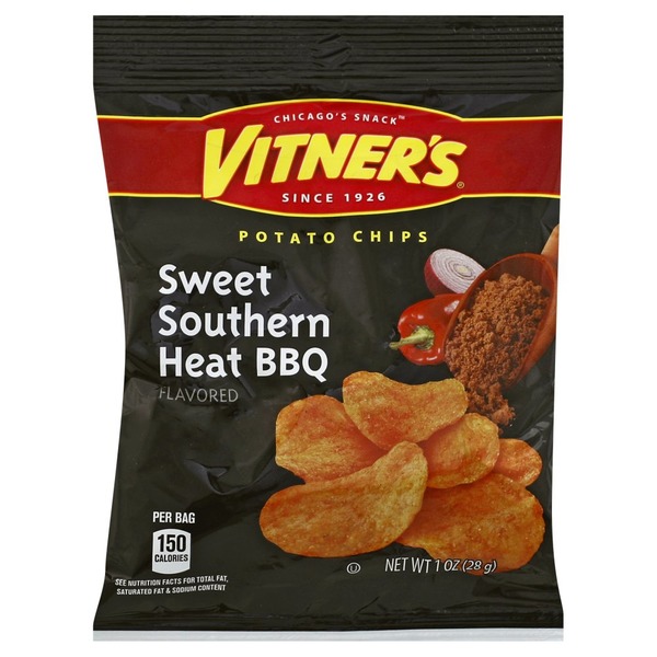 Vitners Potato Chips, Sweet Southern Heat BBQ Flavored (1 oz) Instacart