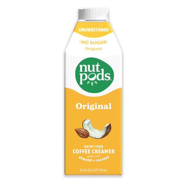 nutpods Dairy-Free Unsweetened Original Coffee Creamer