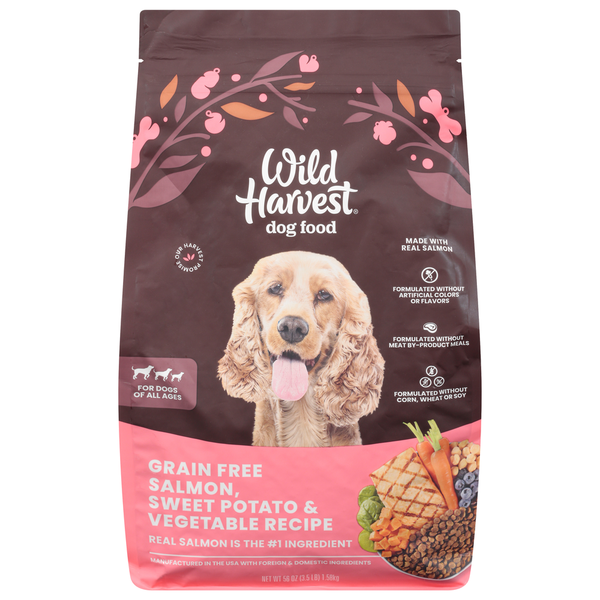 Wild Harvest Dog Food, Grain Free, Salmon, Sweet Potato
