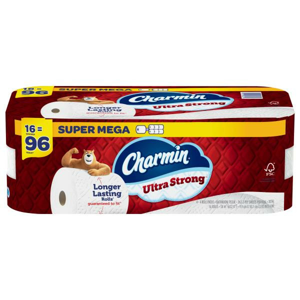 Publix Charmin Ultra Strong Toilet Paper 16 Super Mega Rolls SameDay
